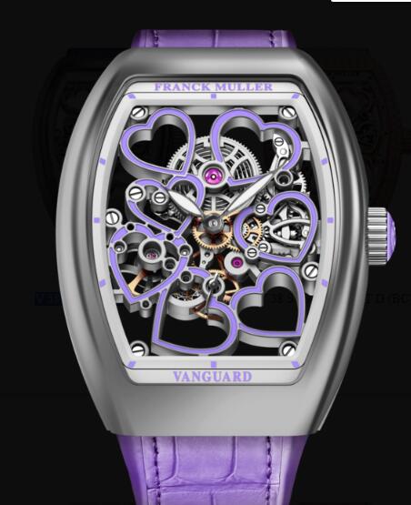 Franck Muller Vanguard Lady Heart Skeleton Replica Watch Cheap Price V 38 S6 SQT HEART (VL)